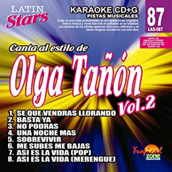 Olga Tanon Vol. 2 LAS 87 Karaoke Lovers