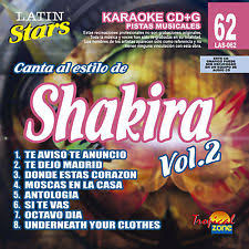 Shakira Vol. 2 LAS 062 Karaoke Lovers