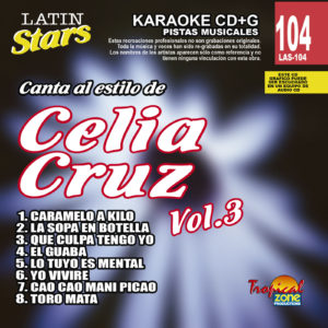 Celia Cruz Vol. 3 LAS 104 Karaoke Lovers