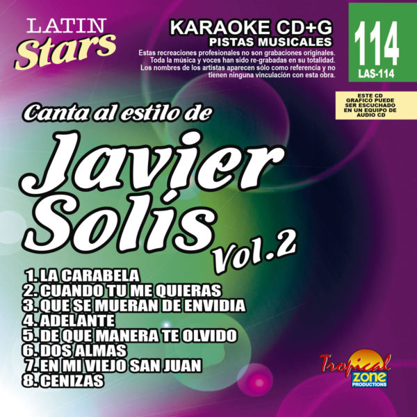 Javier Solis Vol. 2 LAS 114 Karaoke Lovers