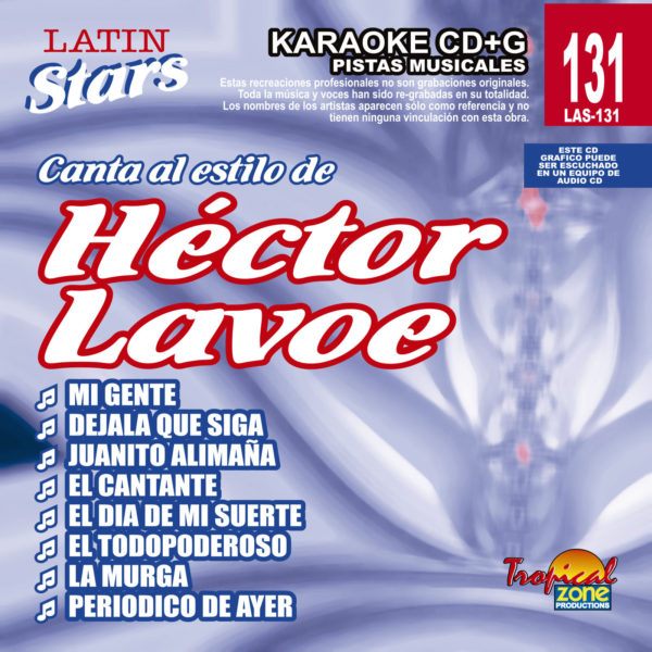 Hector Lavoe Vol. 1 LAS 131 Karaoke Lovers