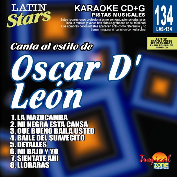 Oscar D'Leon Vol. 1 LAS 134 Karaoke Lovers