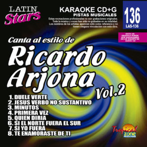 Ricardo Arjona Vol. 2 LAS 136 Karaoke Lovers