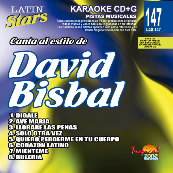 David Bisbal Vol.1 LAS 147 Karaoke Lovers