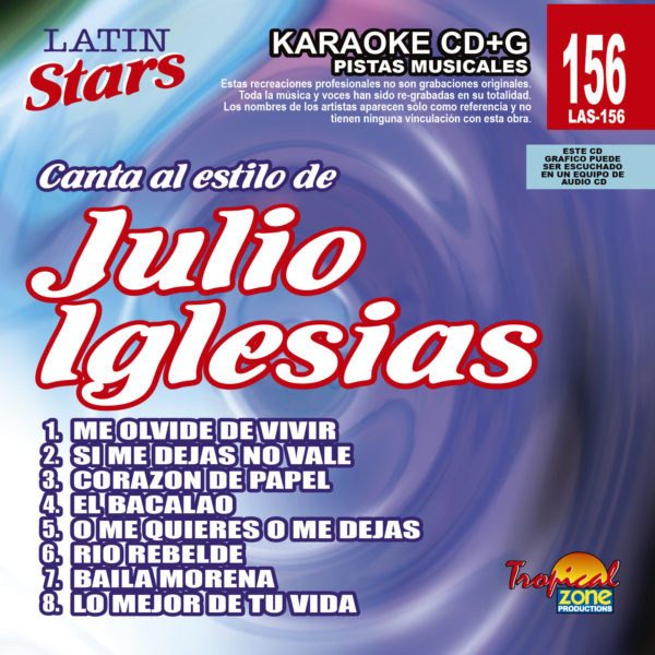 Julio Iglesias LAS 156 Karaoke Lovers