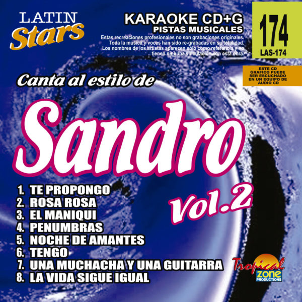 Sandro Vol. 2 LAS 174 Karaoke Lovers