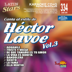 Hector Lavoe Vol. 3 LAS 334 Karaoke Lovers