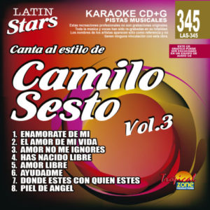 Camilo Sesto Vol. 3 LAS 345 Karaoke Lovers