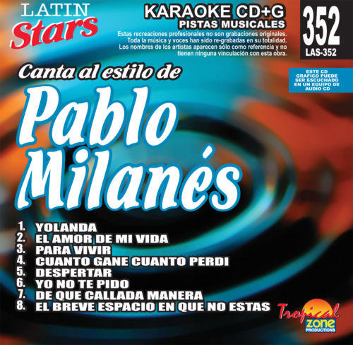 Pablo Milanes LAS 352 Karaoke Lovers