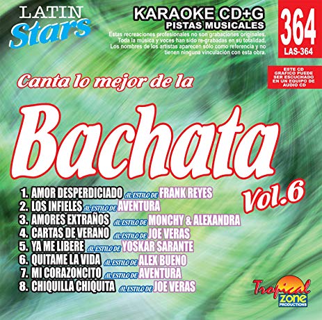 Bachata Vol. 6 LAS 364 Karaoke Lovers