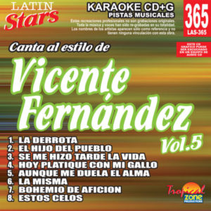 Vicente Fernandez VOL. 6 LAS 365 Karaoke Lovers