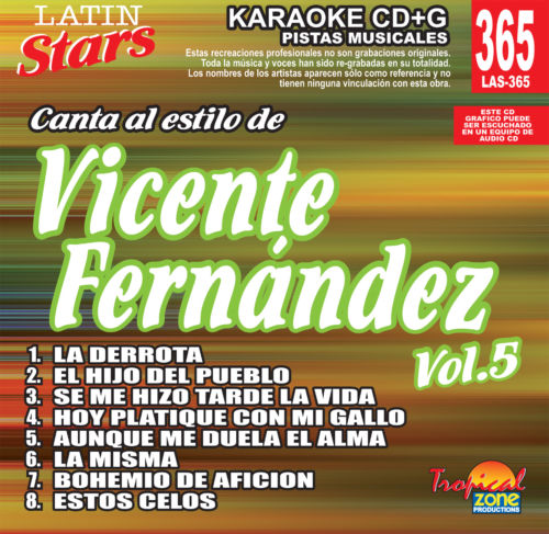 Vicente Fernandez VOL. 6 LAS 365 Karaoke Lovers