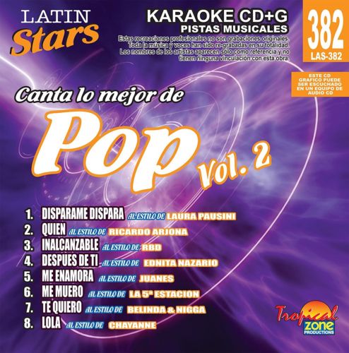 Pop Vol. 2 LAS 382 Karaoke Lovers