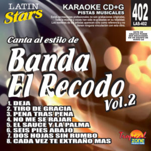 Banda El Recodo Vol. 2 LAS 402 Karaoke Lovers