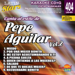 Pepe Aguilar Vol. 2 LAS 404 Karaoke LoversPepe Aguilar Vol. 2 LAS 404 Karaoke Lovers