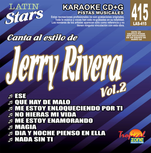 Jerry Rivera Vol. 2 LAS 415 Karaoke Lovers