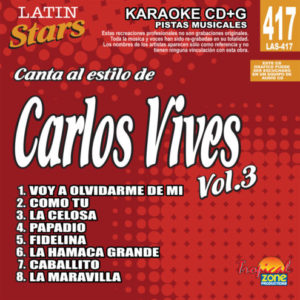 Carlos Vives Vol. 3 LAS 417 Karaoke Lovers