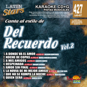 Del Recuerdo Vol. 2 LAS 427 Karaoke Lovers