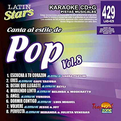 Pop Vol. 8 LAS 429 Karaoke Lovers