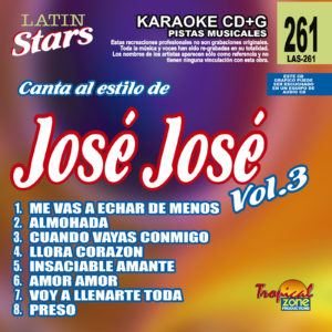 Jose Jose Vol. 3 LAS 261 Karaoke Lovers