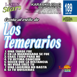 Los Temerarios LAS 189 Karaoke