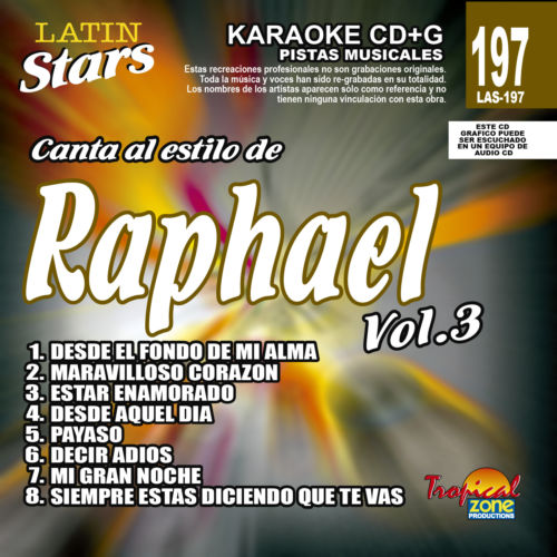 Raphael Vol. 3 LAS 197 Karaoke Lovers