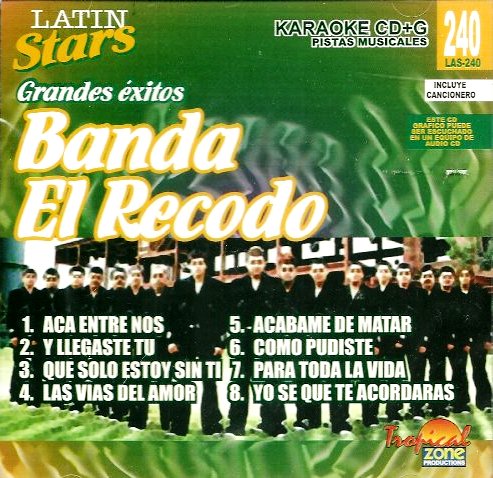 Banda EL Recodo LAS 240 Karaoke Lovers