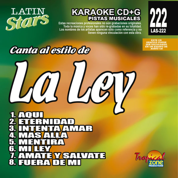 La Ley LAS 222 Karaoke Lovers