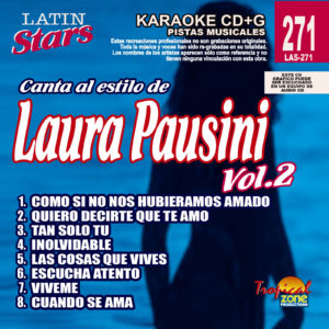 Laura Pausini Vol. 2 LAS 271 Karaoke Lovers