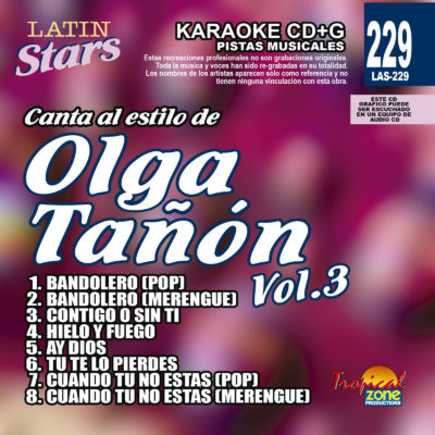 Olga Tanon Vol. 3 LAS 229 Karaoke Lovers