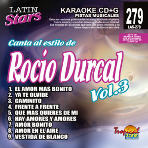 Rocio Durcal Vol. 3 LAS 279 Karaoke Lovers