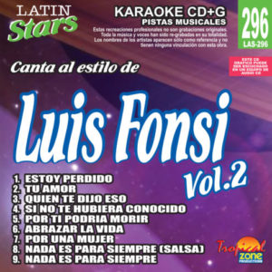 Luis Fonsi Vol. 2 LAS 296 Karaoke Lovers