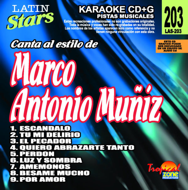 Marco Antonio Muñiz LAS 203 Karaoke Lovers